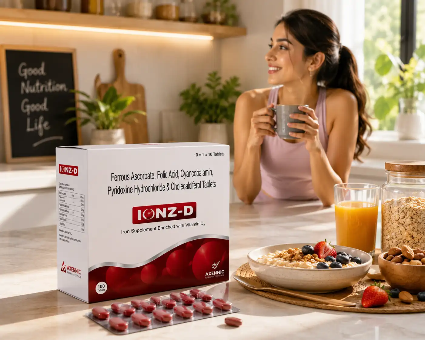 IONZ-D Iron Supplement Capsules